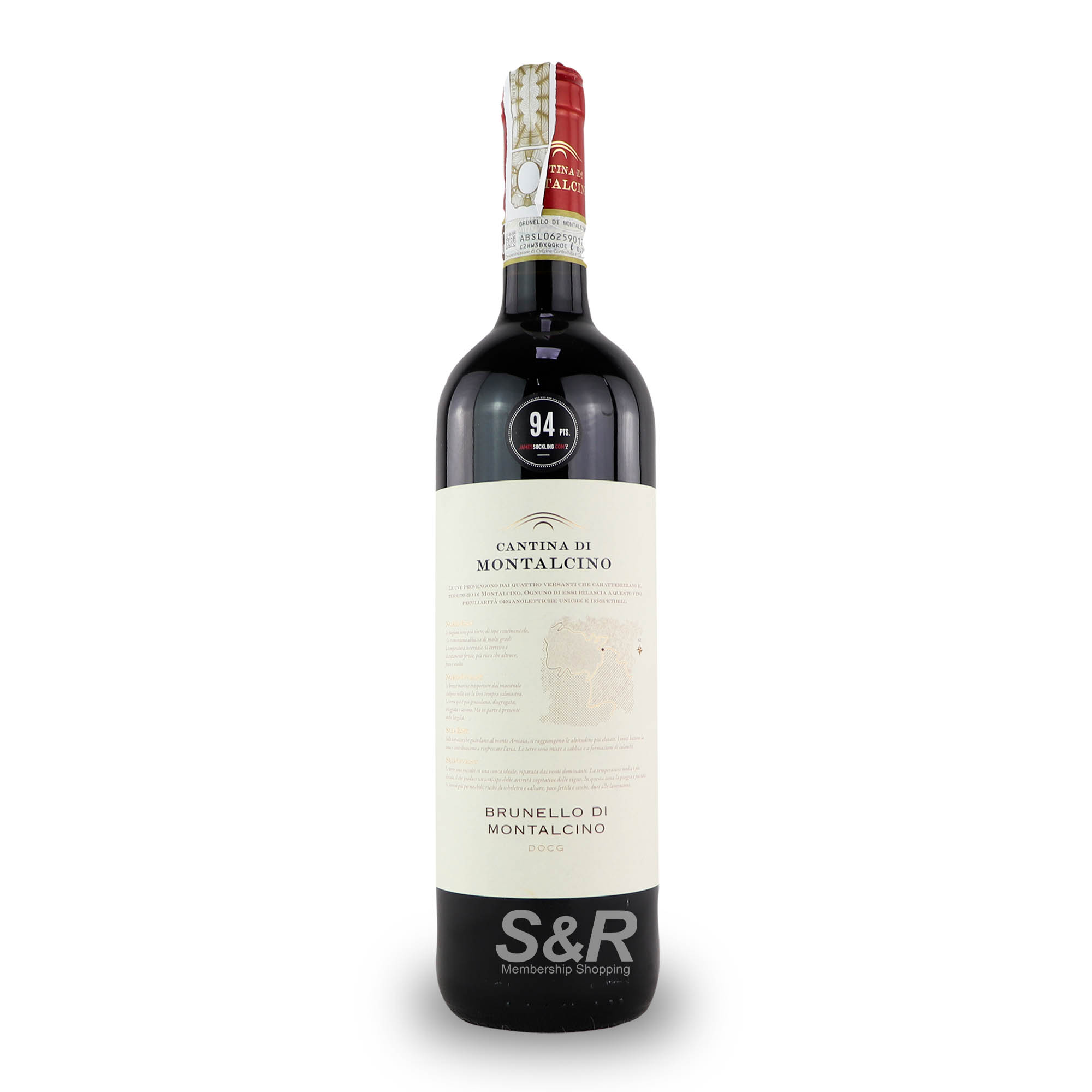Cantina di Montalcino Brunello di Montalcino D.O.C.G. Wine 750mL